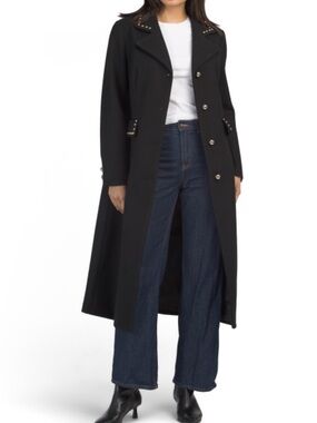 NVLT Studded Maxi Coat